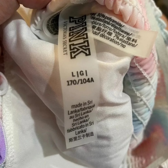 NWT Victoria’s Secret Tie Dyed Bathing Suit Top - Picture 5 of 6